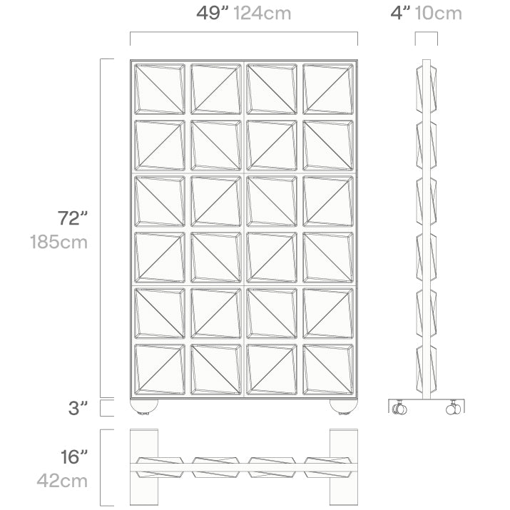 4' x 6' (Casters)