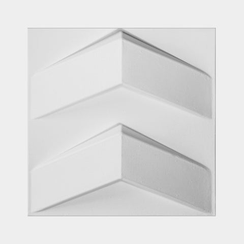 Chevron PlasticForms Wall Tile – Single tile close-up