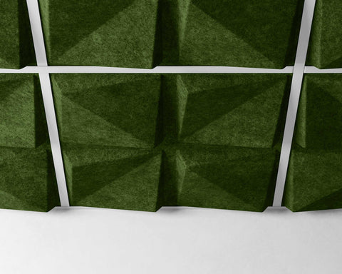 feltform ceiling tiles quad close up moss | MIO Culture