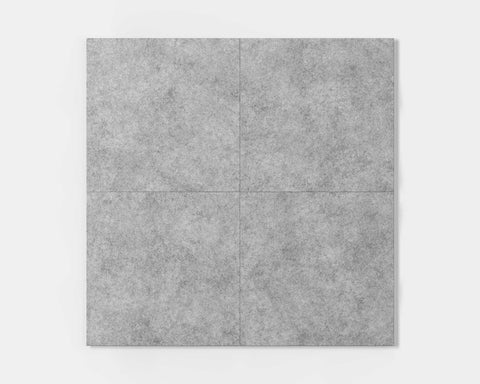 Set of 4 Edge FeltForms Acoustic Wall Panels in Mottled White color