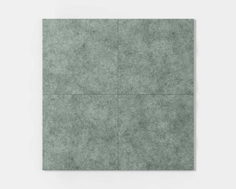 Set of 4 Edge FeltForms Acoustic Wall Panels in Sage green color