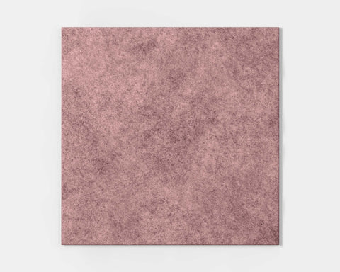 Single Edge FeltForms Acoustic Tile in Blush pink color