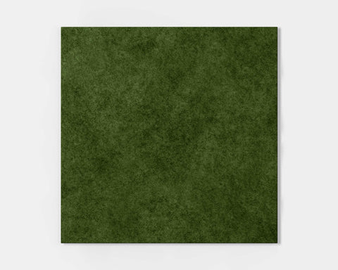 Single Edge FeltForms Acoustic Tile in Moss green color
