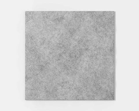 Single Edge FeltForms Acoustic Tile in Mottled White color