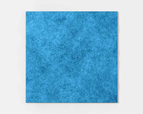 Single Edge FeltForms Acoustic Tile in Pool Blue color