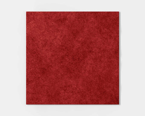 Single Edge FeltForms Acoustic Tile in Red color