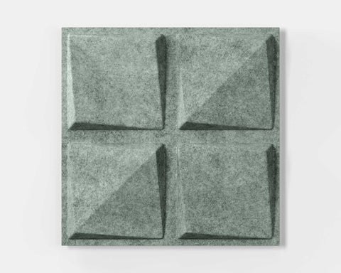 Mio Culture Quad Feltforms Acoustic Tile - Single Panel in Sage Green Color