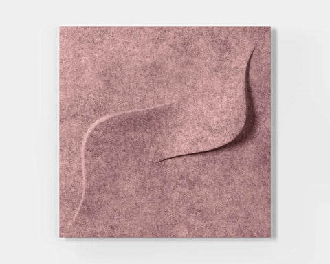feltform wall panels twist single blush | MIO Culture