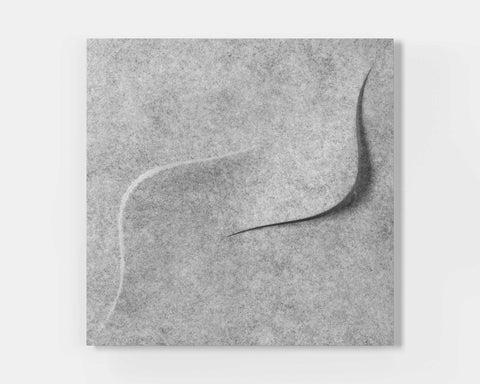 feltform wall panels twist single mottled white | MIO Culture