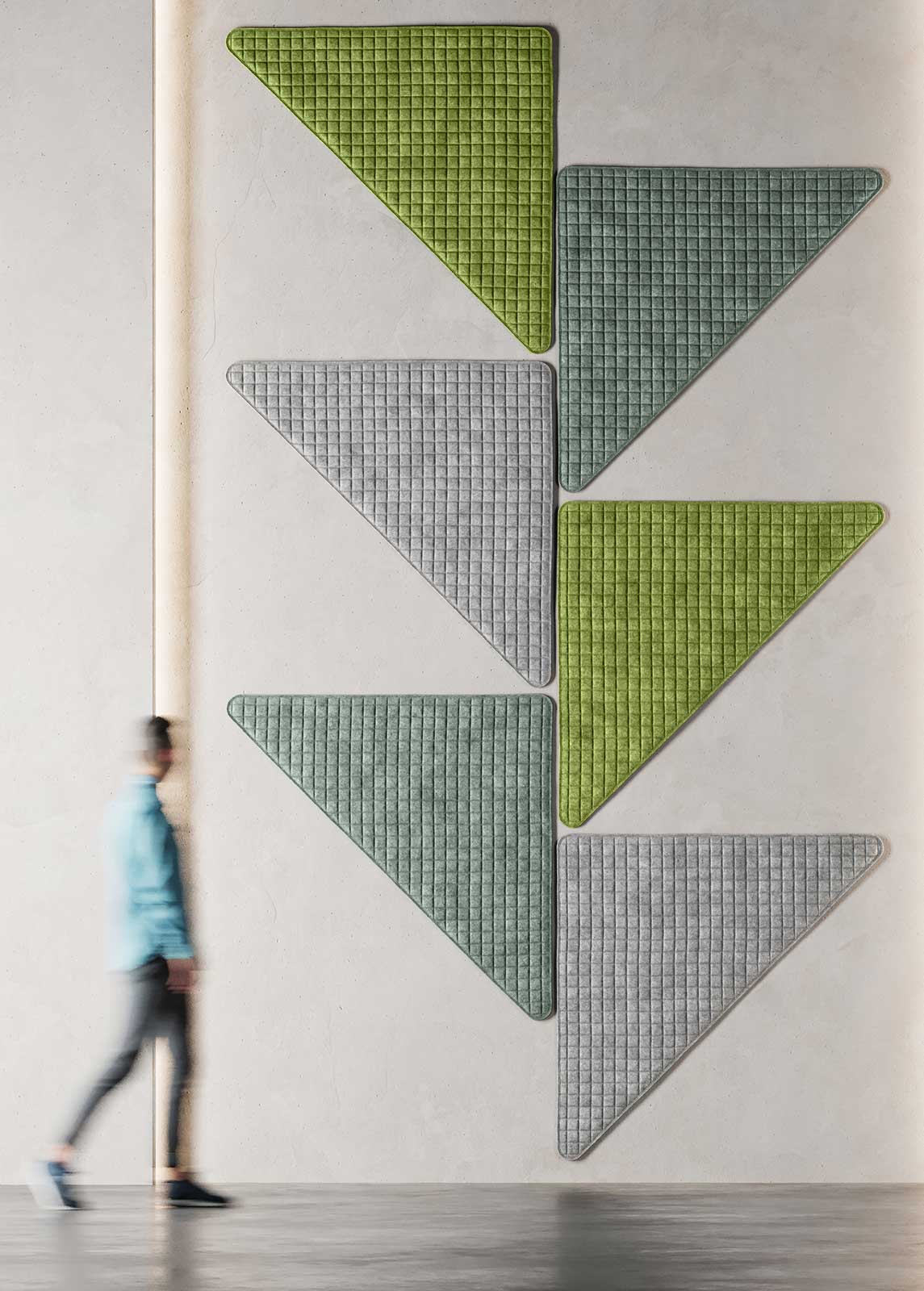 Quiltforms Acoustic Wall Art 48" Triangle hover image