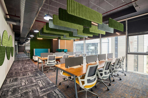 quiltforms baffles wall art moss | MIO Culture