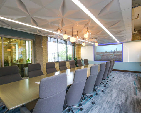 Crystal Foldscapes Ceiling Tiles