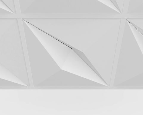 Crystal Foldscapes Ceiling Tiles