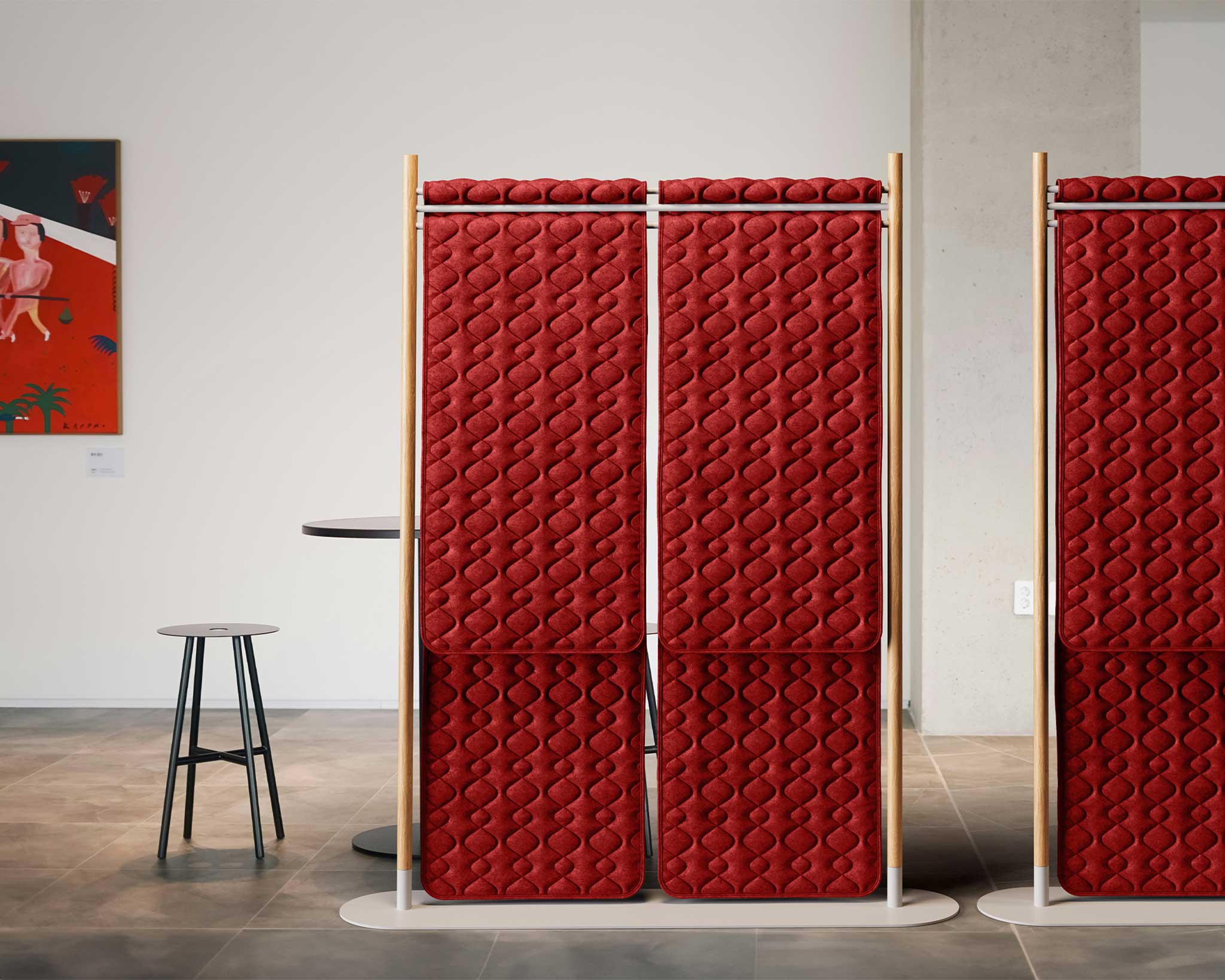 Hangout Acoustic Room Divider Double Rectangle Quilt hover image