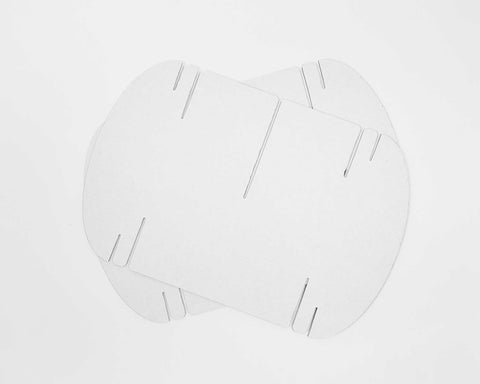 Nomad System Sample Pack showing individual cardboard divider modules and connection options