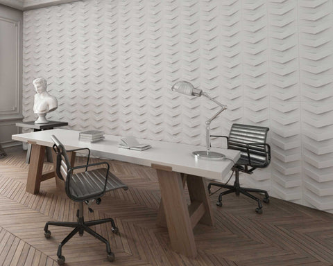 Chevron PlasticForms Wall Tiles – Home office decor