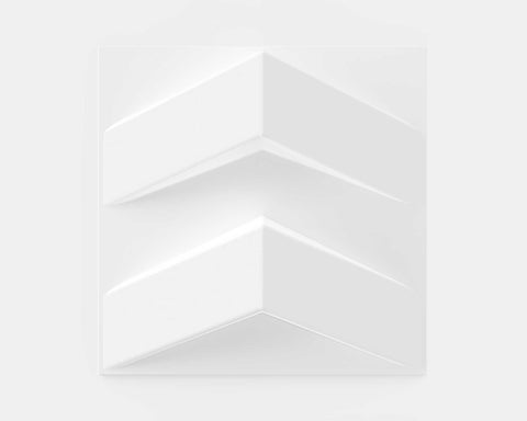 Chevron PlasticForms Wall Tile – Single tile view