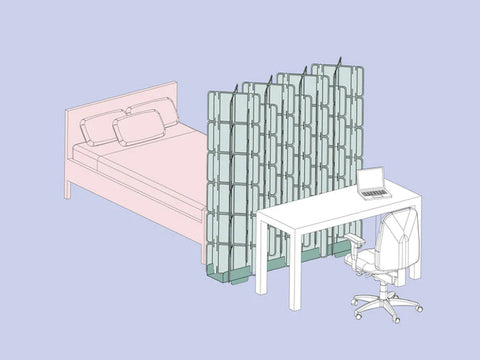 room divider for the home illustration
