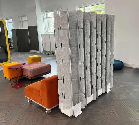 modular and portable acoustic room divider