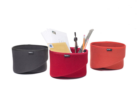 decorative felt wool catch all bowls