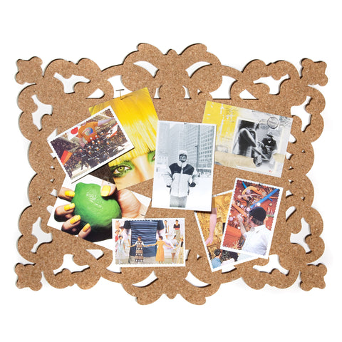 doily cork tackable board