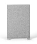 Shift Walls Room Divider 4'x6' with tackable surface, mottled white color, and caster base
