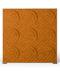 Shift Walls 6x6 Room Divider with deco plate base in pumpkin