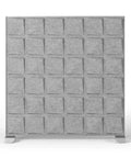 Shift Walls 6x6 Room Divider with quad base in mottled white