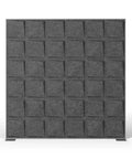 Shift Walls 6x6 Room Divider with quad plate base in grey
