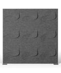 Shift Walls 6x6 Room Divider with twist plate base in grey