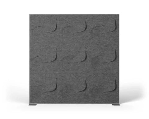 Shift Walls 6x6 Room Divider with twist plate base in grey