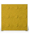 Shift Walls 6x6 Room Divider with twist plate base in mustard