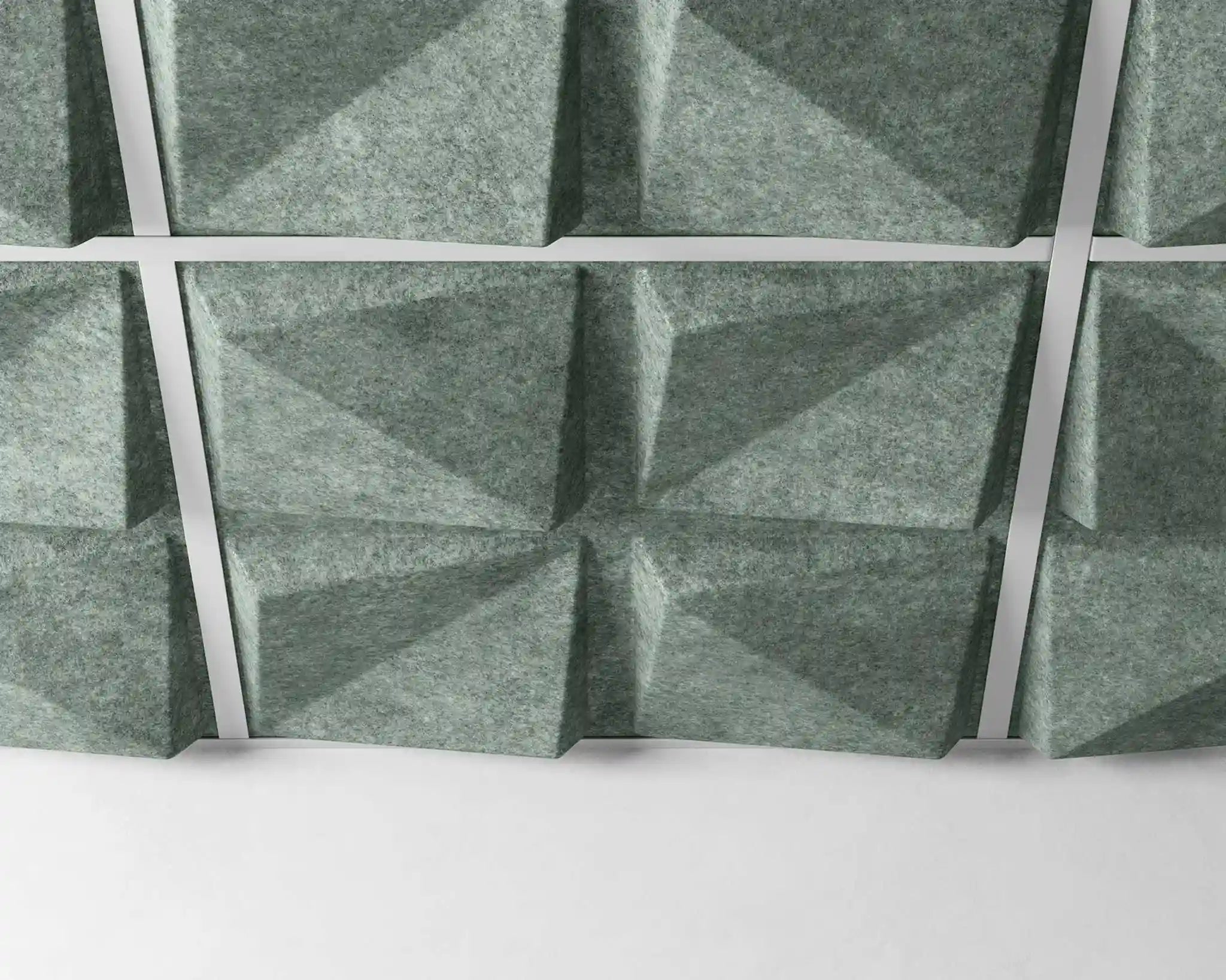 feltform ceiling tiles quad close up sage