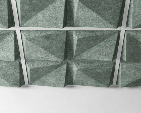 feltform ceiling tiles quad close up sage