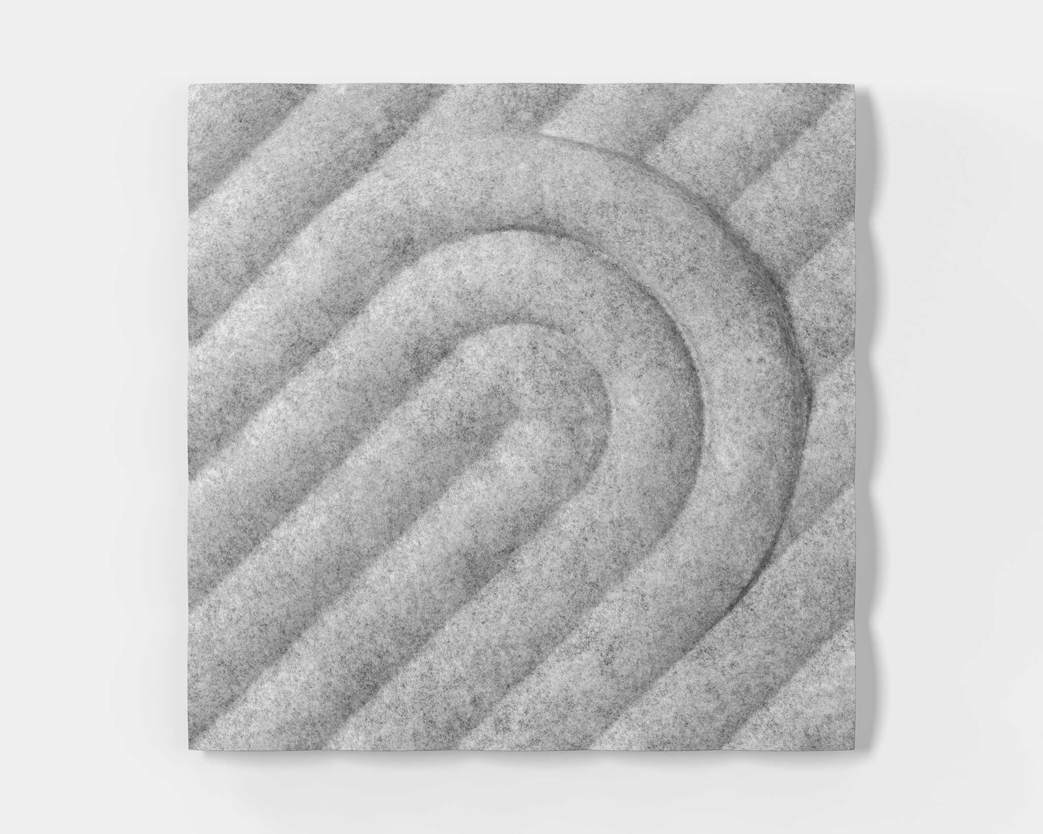 Mio Culture Deco Feltforms Acoustic Tile - Single Panel in Mottled White Texture