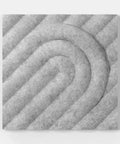 Mio Culture Deco Feltforms Acoustic Tile - Single Panel in Mottled White Texture