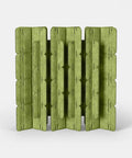 Nomad System Felt PRO Acoustic Room Divider in pistachio color with 20 modules in closed configuration