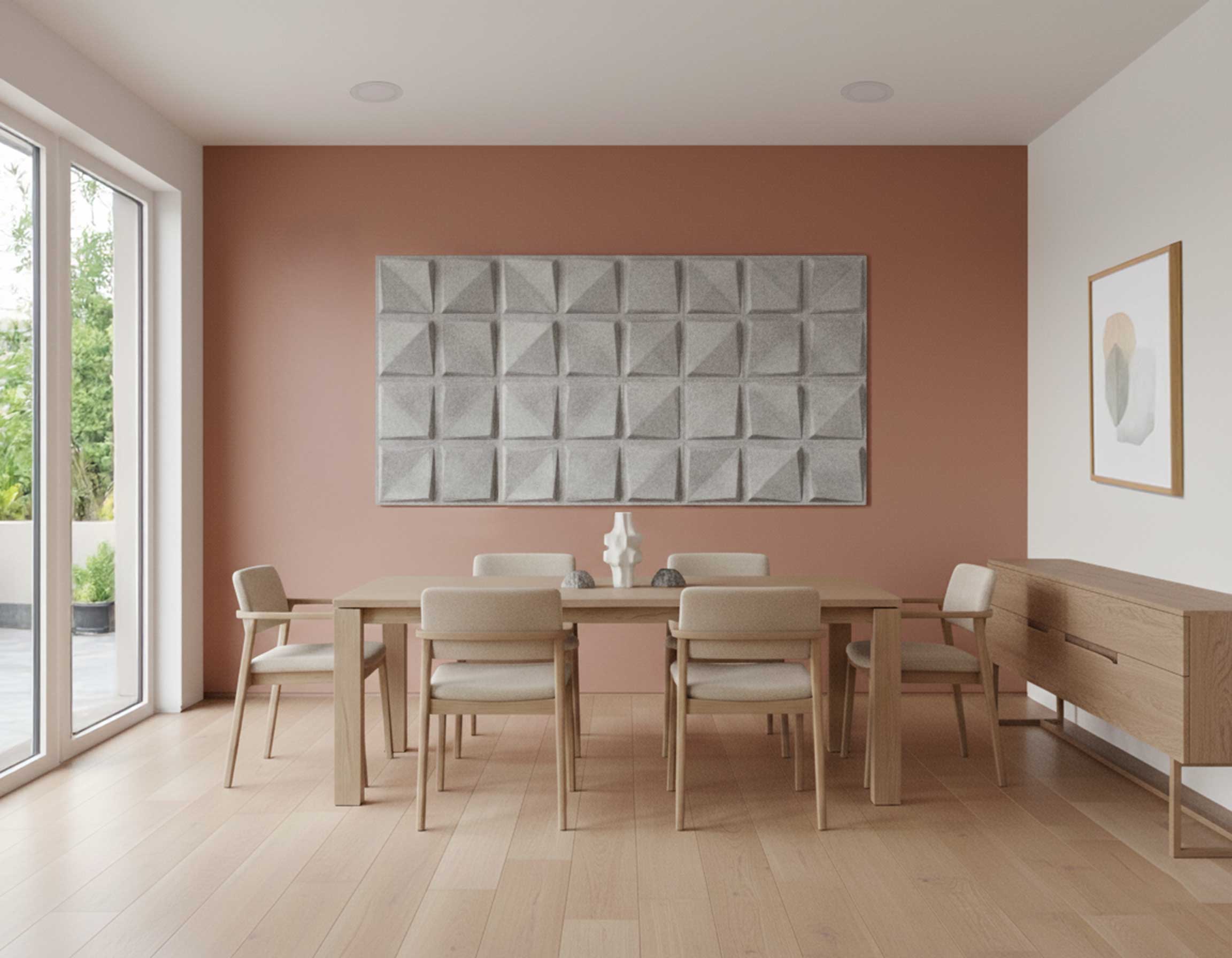 Quad acoustic tiles – Feltforms for clearer sound - MIO Culture
