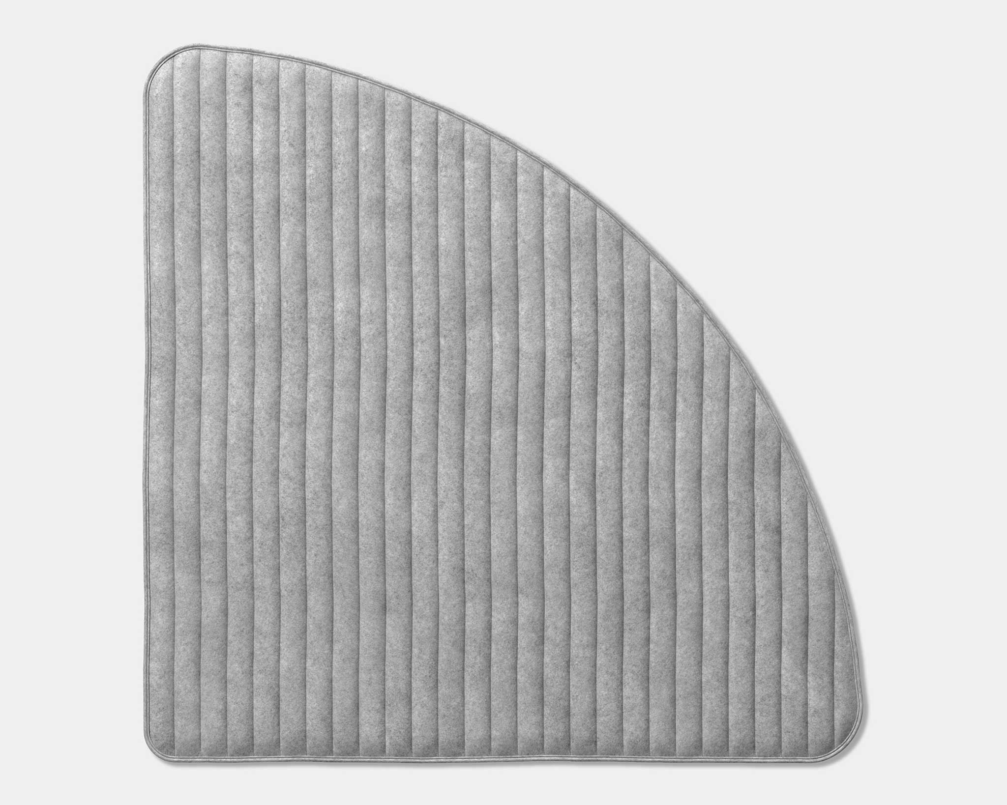 Quiltforms Acoustic Ceiling Baffle 54" Quarter Circle for Comfort - MIO Culture
