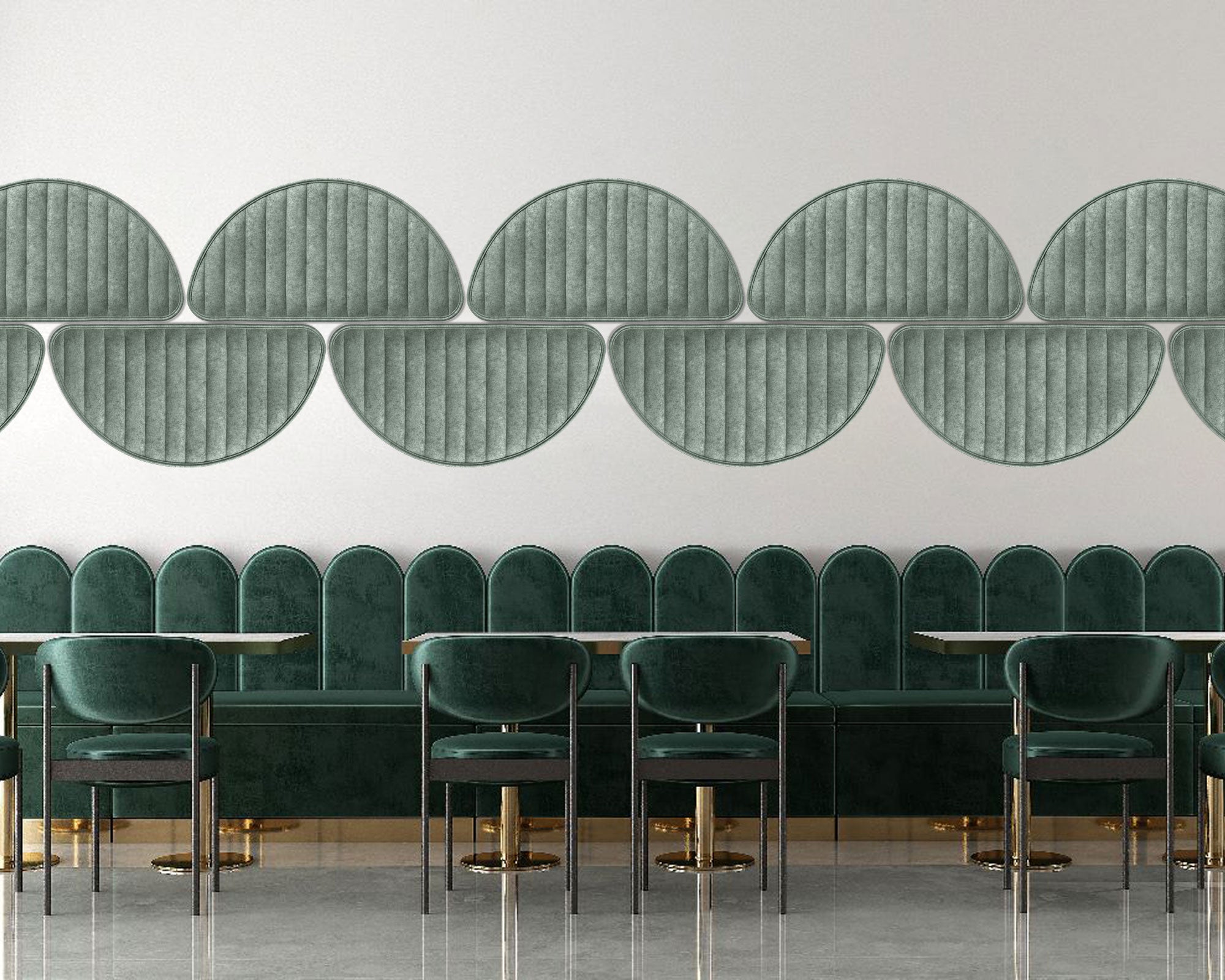 Quiltforms Acoustic Wall Art 27" Half Circle hover image