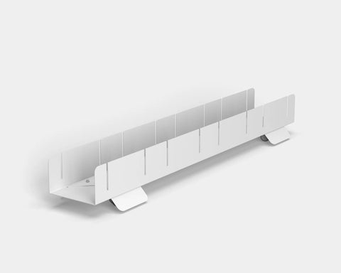 Mio Culture Sled Room Divider fully assembled showing structure and design