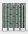 Mio Culture Sled Room Divider 6 feet tall in sage green color