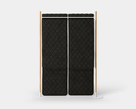 Hangout Acoustic Room Divider Double Rectangle Quilt