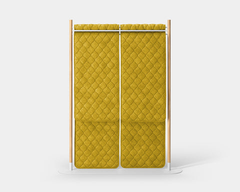 Hangout Acoustic Room Divider Double Rectangle Quilt