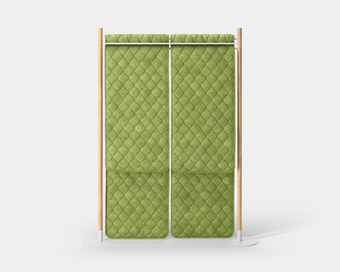 Hangout Acoustic Room Divider Double Rectangle Quilt