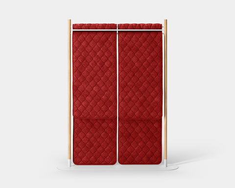 Hangout Acoustic Room Divider Double Rectangle Quilt