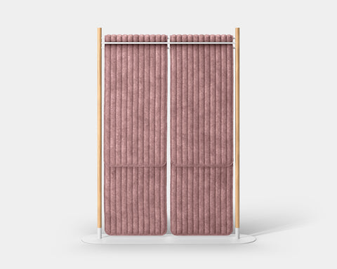 Hangout Acoustic Room Divider Double Rectangle Quilt