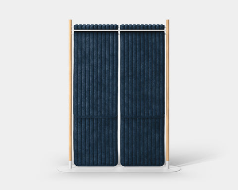 Hangout Acoustic Room Divider Double Rectangle Quilt