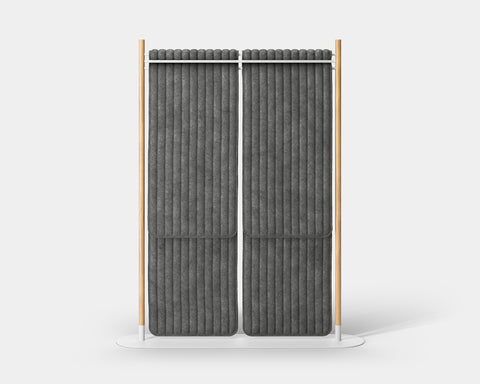 Hangout Acoustic Room Divider Double Rectangle Quilt