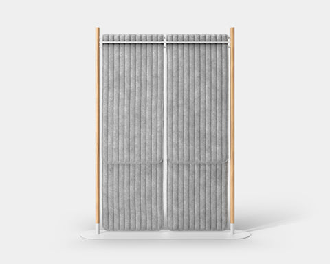 Hangout Acoustic Room Divider Double Rectangle Quilt